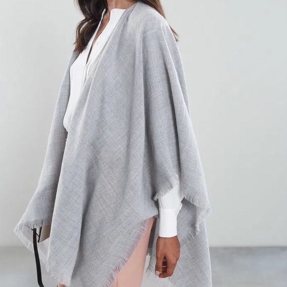NWT REISS Yasmine Poncho Wrap Shawl - Picture 4 of 13